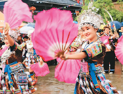 廣西柳州:元江苗寨鬧&ldquo;春社&rdquo;