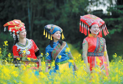 高清圖集:春和景明三月三 壯鄉(xiāng)歡歌&ldquo;云&rdquo;端揚